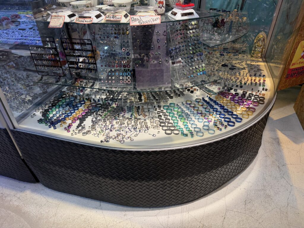 Japanese fans, chopsticks, magnets, and souvenir gifts